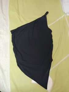Chic Black Asymmetrical Dress