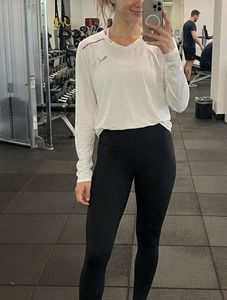 Puma White Long Sleeve Top