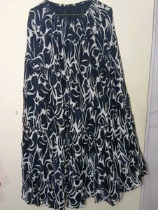Bohemian Print Tiered Maxi Skirt
