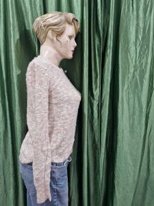 Chic Textured Knit Sweater