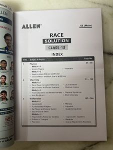 JEE Main RACE Solutions - Set 01