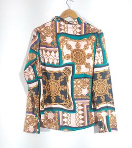Polyester multicolour printed Top(Women)