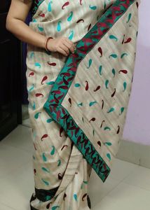 Pure Ghicha Tussar Silk Saree