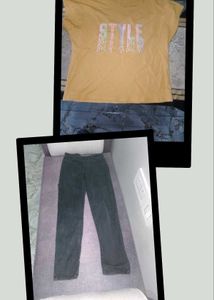 Stylish T-Shirt and Pants Set
