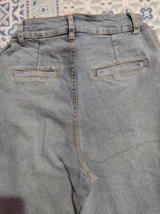 Light Wash Cargo Jeans