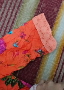 Vibrant Floral Print Kurta