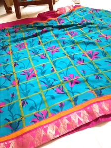 Floral Print Saree