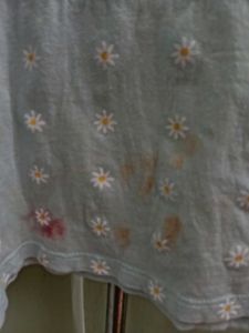 Cute Floral Embroidered Top