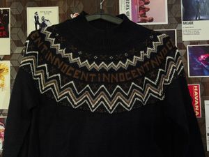 Cozy Black Knit Sweater