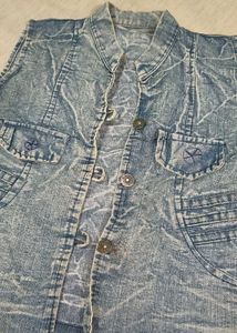Denim jacket &amp; shrug