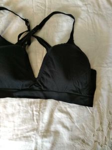 Sleek Black Bralette
