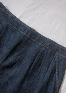 Vintage Denim Midi Skirt