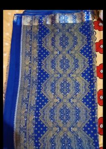 Blue Silk Saree