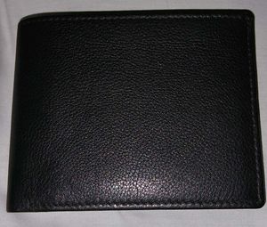 Classic New Black Leather Wallet