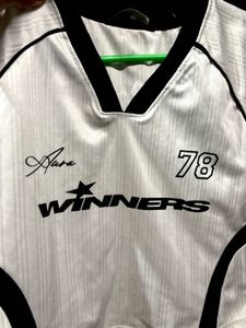 White 'Winners' Graphic T-Shirt