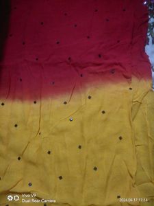 Red &amp; Yellow saree