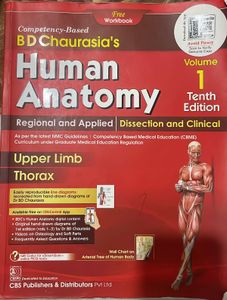 BD Chaurasia's Human Anatomy Vol 1, 2,3,4