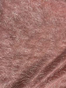Fuzzy Pink Wrap Dress