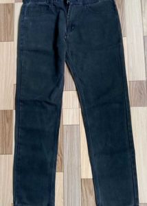 Classic Dark Grey Denim Jeans