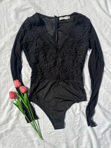 Black Lace Bodysuit