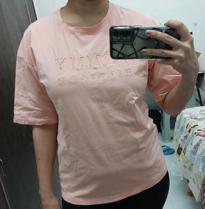 Tommy Hilfiger typograghic Pink T-Shirt