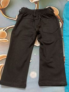 Black and Sky Blue Pants