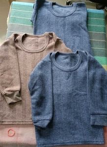 Blue Thermal Top - Cozy Warmth