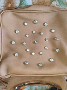 Beige Handbag