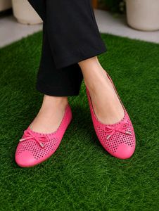 Flat sandals |Ballet Flats with Bow |chic pink |