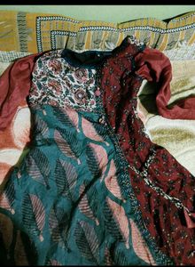 Beautiful Printed Ethnic Gown