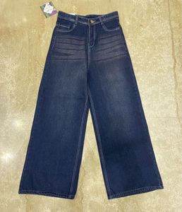Wide Leg Denim Jeans
