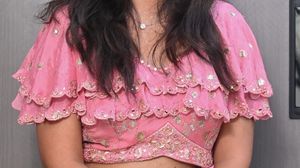 Stunning Pink Embroidered sharara