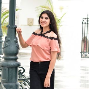 Halter Neck Off Shoulder Top