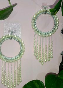 Elegant Pearl Hoop bangles