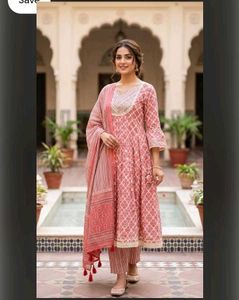 Beautiful Pink Ethnic Kurta Set