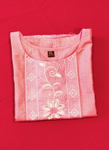 Strawberry Smoothie Pink Kurta For Women