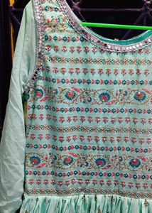 Beautiful Teal Ethnic Gown