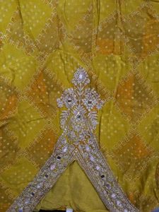 Vibrant Yellow Embroidered Kurta