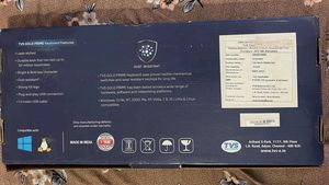 TVS Gold Prime Dust Resistant with wire Keyboard