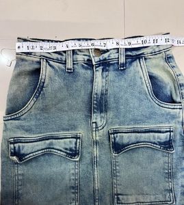 Denim Maxi Skirt