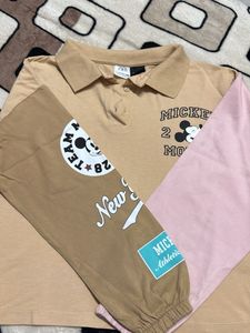 Zara Mickey Mouse Polo Shirt