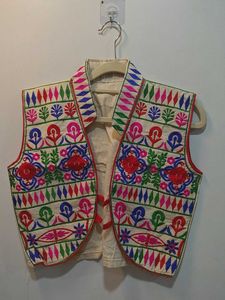 Embroidered Ethnic Waistcoat