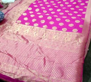 Silk Saree With Deginer Blouse 🤩