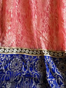 Anarkali Net Suit Of 2 Different Colour