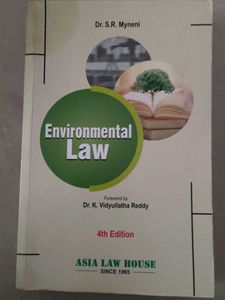 Environmental Law by Dr. S.R. Myneni