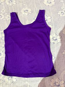 Purple V-Neck Tank Top(unused)