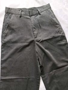 Stylish Grey Wide-Leg Trousers