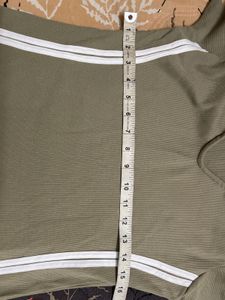 Olive Green Collared Mini Dress