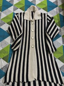 Striped Knit Cardigan