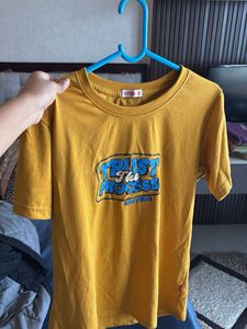 Yellow Graphic Print T-Shirt